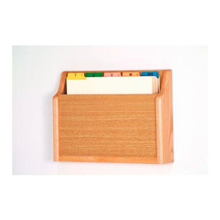 Wooden Mallet Single Pocket Chart Holder - Light Oak CH15-1LO